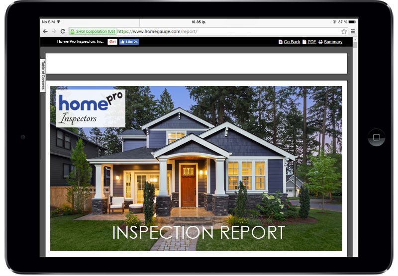 Homegauge CRL Digital Home Inspection Report